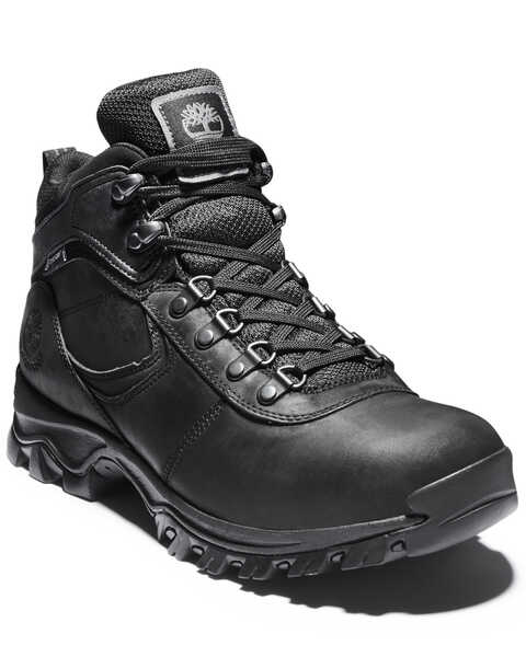 Timberland Men's Mt. Maddsen Waterproof Hiking Boots - Soft Toe, Black, hi-res