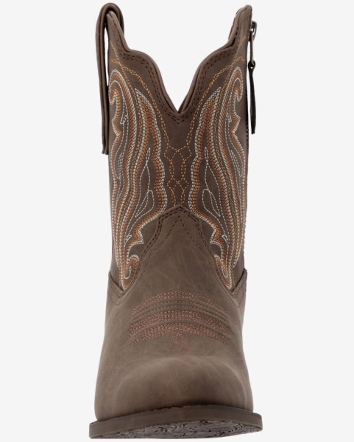 Image #4 - Durango Women's Crush Western Booties - Round Toe, Dark Brown, hi-res