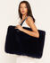 Image #1 - Azalea Wang Women's Confidante Faux Fur Bag, Navy, hi-res