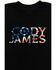 Cody James Boys' Americana Logo Short Sleeve Graphic T-Shirt - Toddler, Black, hi-res