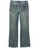 Image #1 -  Wrangler Retro Boys' Medium Wash Bootcut Stretch Denim Jeans, Light Blue, hi-res