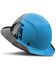 Image #2 - Lift Safety DAX Fifty 50 Carbon Fiber Full Brim Hard Hat, Black/turquoise, hi-res
