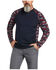 Image #1 - Ariat Men's FR Stretch Camo Print Long Sleeve Baseball Work Shirt, , hi-res