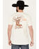 Image #1 - Pendleton Men's Boot Barn Exclusive Rancher Short Sleeve Graphic T-Shirt, Sand, hi-res