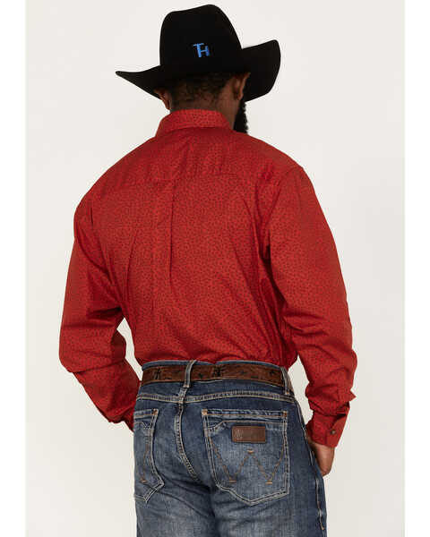 George Strait by Wrangler Men's Paisley Print Long Sleeve Button Down Shirt  - Big & Tall | Boot Barn