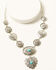 Image #1 - Shyanne Women's Station Heart Necklace, Silver, hi-res