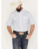 Image #1 - George Strait by Wrangler Men's Button-Down Western Shirt, Blue, hi-res