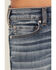 Image #2 - Shyanne Girls' Shay Medium Wash Southwestern Pocket Bootcut Stretch Denim Jeans, Medium Wash, hi-res