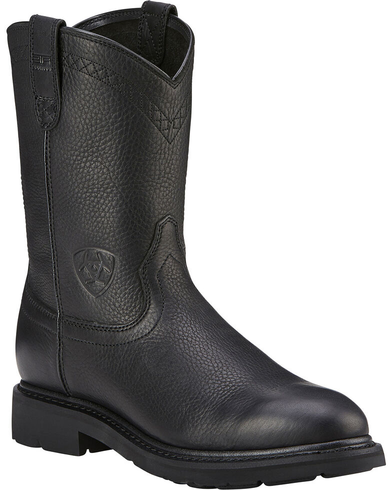 all black ariat boots