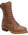 Image #1 - Carolina Men's Waterproof Linesman Work Boots - Composite Toe, Brown, hi-res