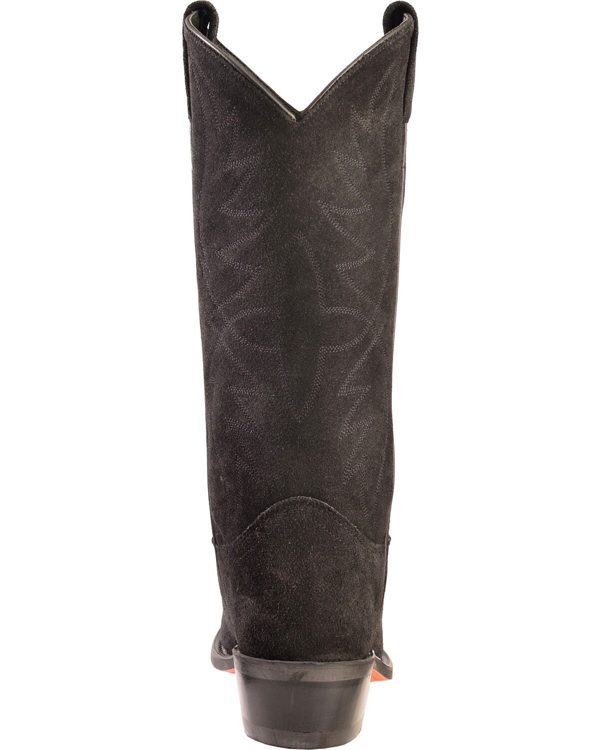 Old West Men's Roughout Suede Cowboy Boot Pointed Toe