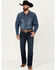Image #1 - Ariat Men's M4 Relaxed Dustin Dark Wash Bootcut Stretch Jeans, Dark Wash, hi-res