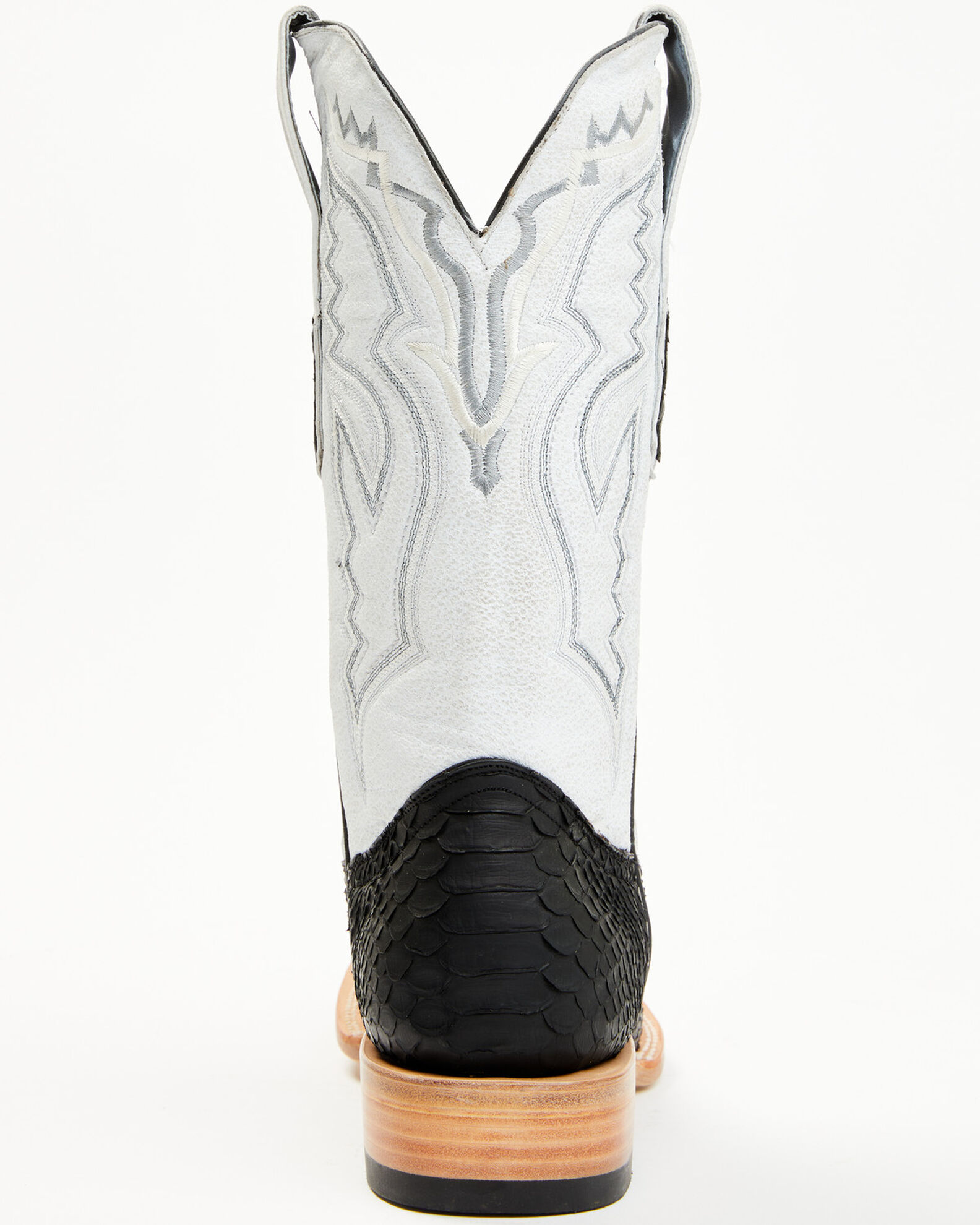 Tanner Mark Men's Jumbo Python Exotic Western Boots - Broad Square Toe ...