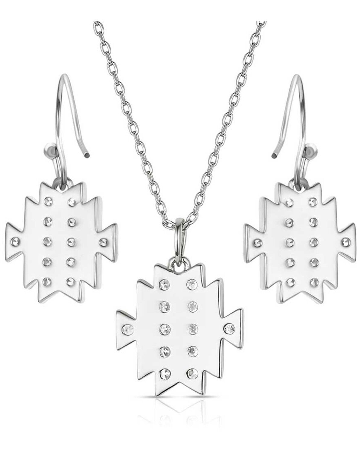 Image #2 - Montana Silversmiths Women's Savannah Nights Jewelry Set, Silver, hi-res