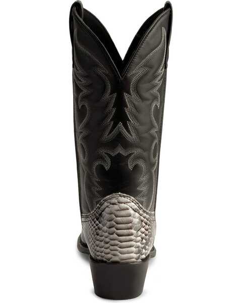 Image #7 - Laredo Men's Monty Snake Print Western Boots, Natural, hi-res