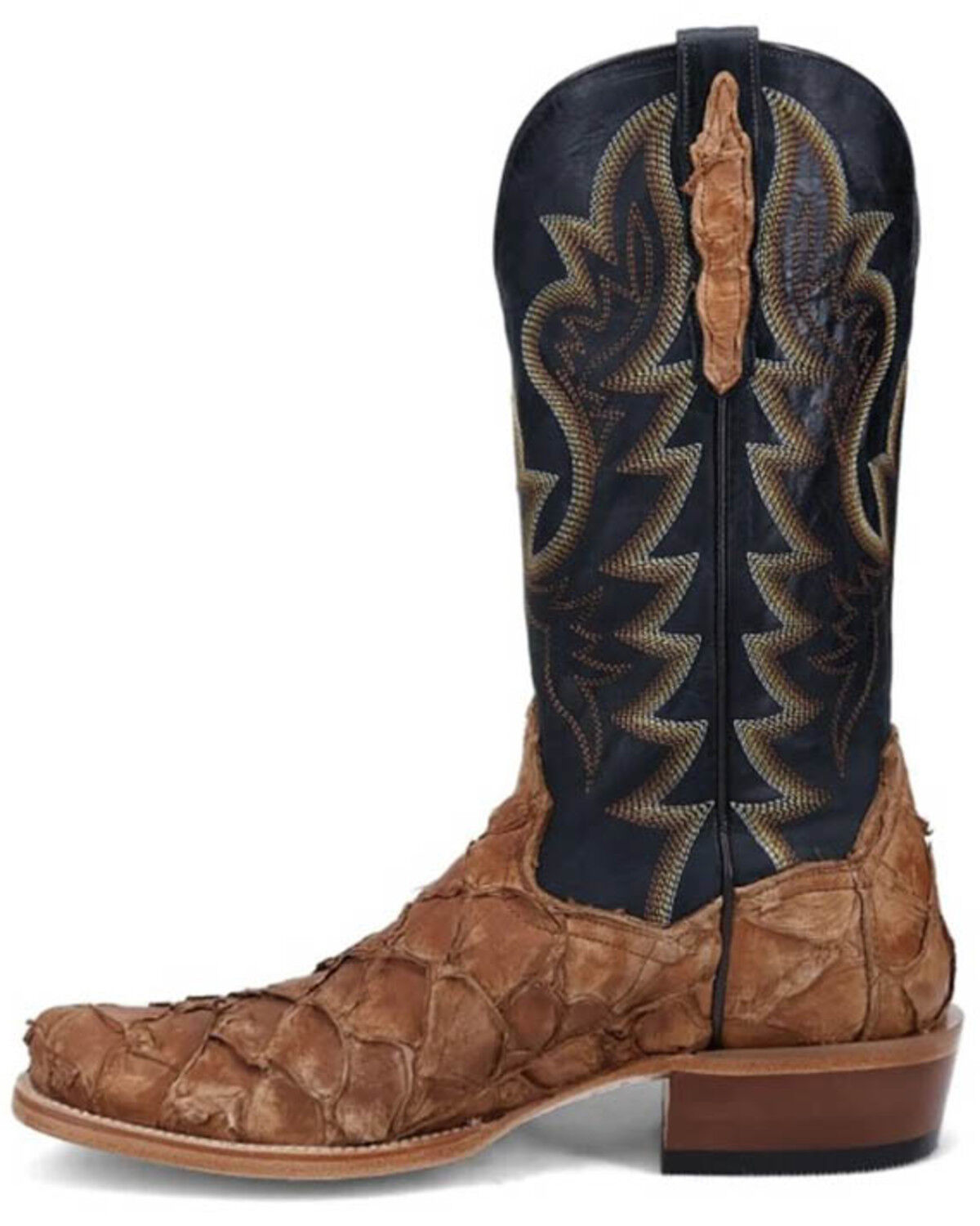 Product Name:  Dan Post Men's Araprima Exotic Pirarucu Western Boots - Square Toe