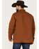 Wrangler Men's Quilted Yoke Chore Jacket, Brown, hi-res