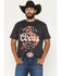 Image #1 - Wrangler X Coors Banquet Men's Not My First Banquet Short Sleeve Graphic T-Shirt, Black, hi-res
