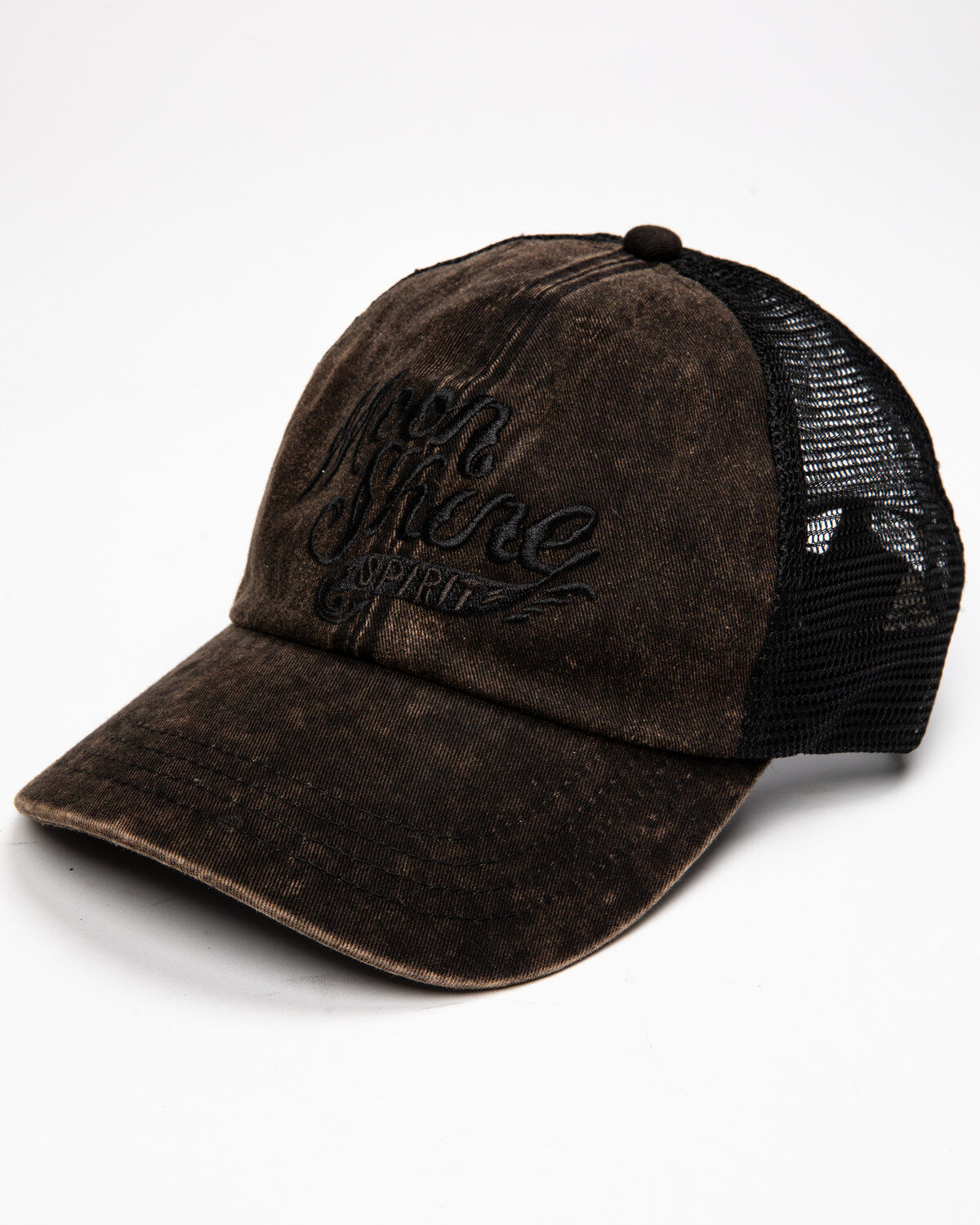 Image #1 - Moonshine Spirit Men's Black Wing It Logo Cap , Black, hi-res