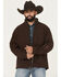 Image #1 - Ariat Men's Solid Concealed Carry Softshell Jacket, Chocolate, hi-res