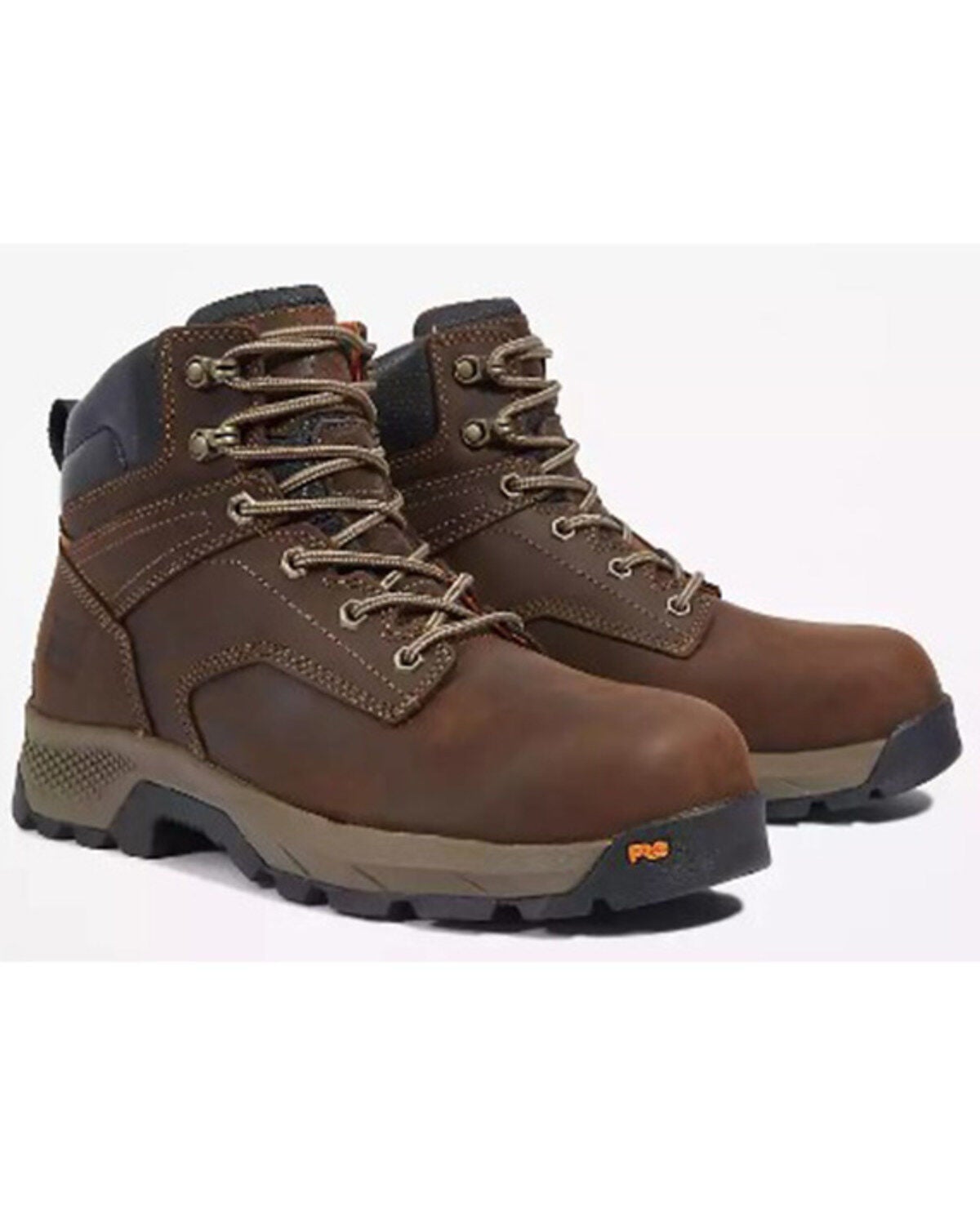 Timberland PRO Men's 6" TiTAN Boots - Composite Toe, Dark Brown, hi-res