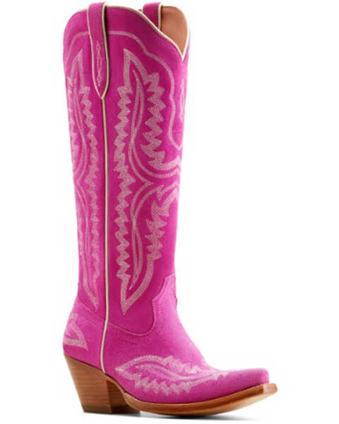 Ariat Women's Casanova Western Boots - Snip Toe , Pink