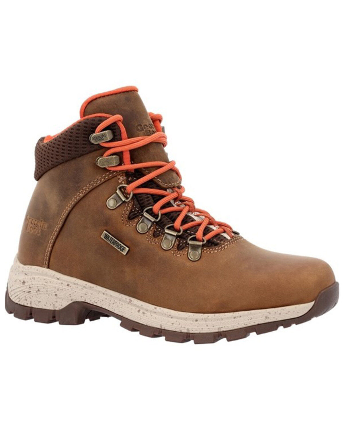 Georgia Boot Women's Eagle Trail Waterproof Hiker Boots - Soft Toe, Brown, hi-res