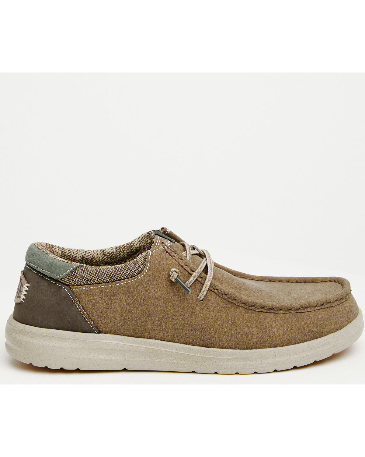 Image #2 - HEYDUDE Men's Paul Casual Moc Shoes, Brown, hi-res
