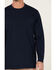 Image #3 - Hawx Men's Forge Long Sleeve Work Pocket T-Shirt - Tall, Navy, hi-res