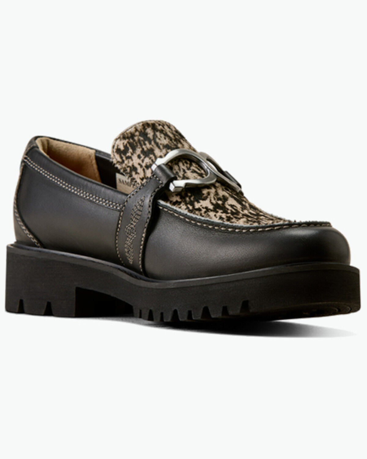 Ariat Women's Stratford Loafer Bit Shoes - Moc Toe, Black, hi-res