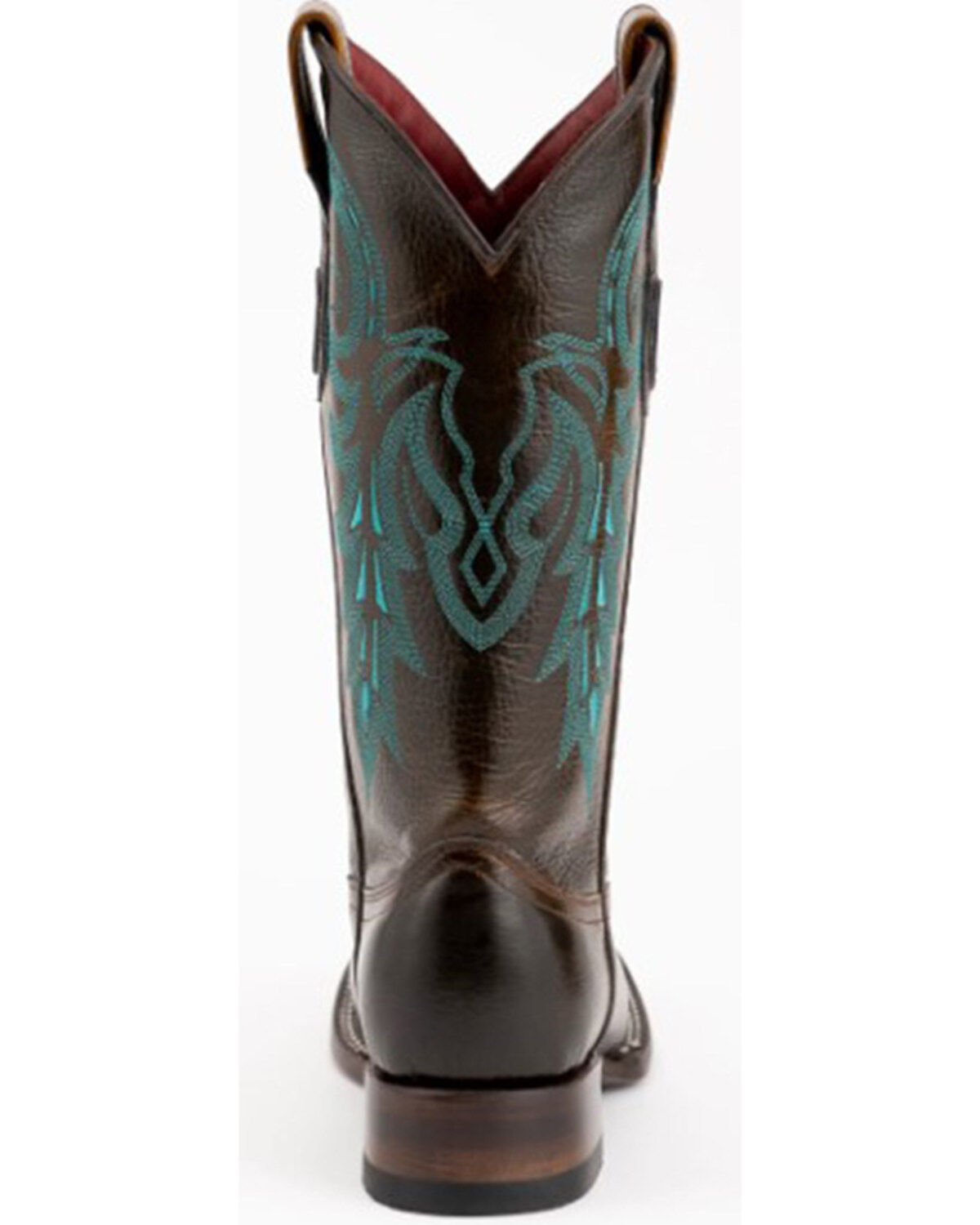 Image #5 - Ferrini Women's Blaze Western Boots - Broad Square Toe, Chocolate, hi-res