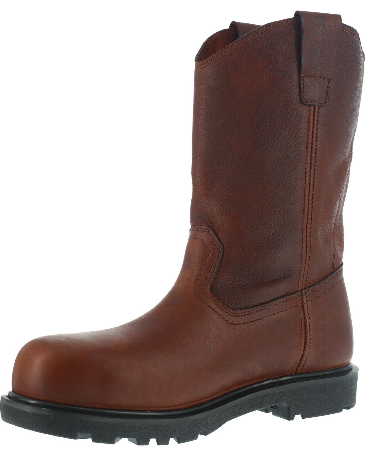Image #2 - Iron Age Men's Hauler Wellington Work Boots - Composite Toe, Brown, hi-res
