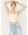 Show Me Your Mumu Women's Sleeveless Corset Top, Off White, hi-res