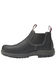 Image #3 - Avenger Men's Foreman Pull On Work Boots - Composite Toe, Black, hi-res
