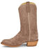 Image #3 - Tony Lama Men's Plano Suede Western Boots - Round Toe, Taupe, hi-res