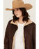 Image #2 - Shyanne Women's Shearling Lined Faux Suede Jacket, Dark Brown, hi-res