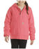 Image #1 - Carhartt Girls' Insulated Hooded Active Jacket, Light Pink, hi-res