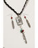 Shyanne Women's Wild Soul Feather Pendant Set, Silver, hi-res