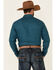 Image #4 - Cody James Men's Ride On Solid Long Sleeve Snap Western Shirt , Turquoise, hi-res
