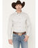 Image #1 - Cody James Men's NFR Geo Print Long Sleeve Button-Down Stretch Western Shirt, White, hi-res