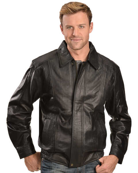 Image #2 - Scully Premium Lambskin Jacket, Black, hi-res