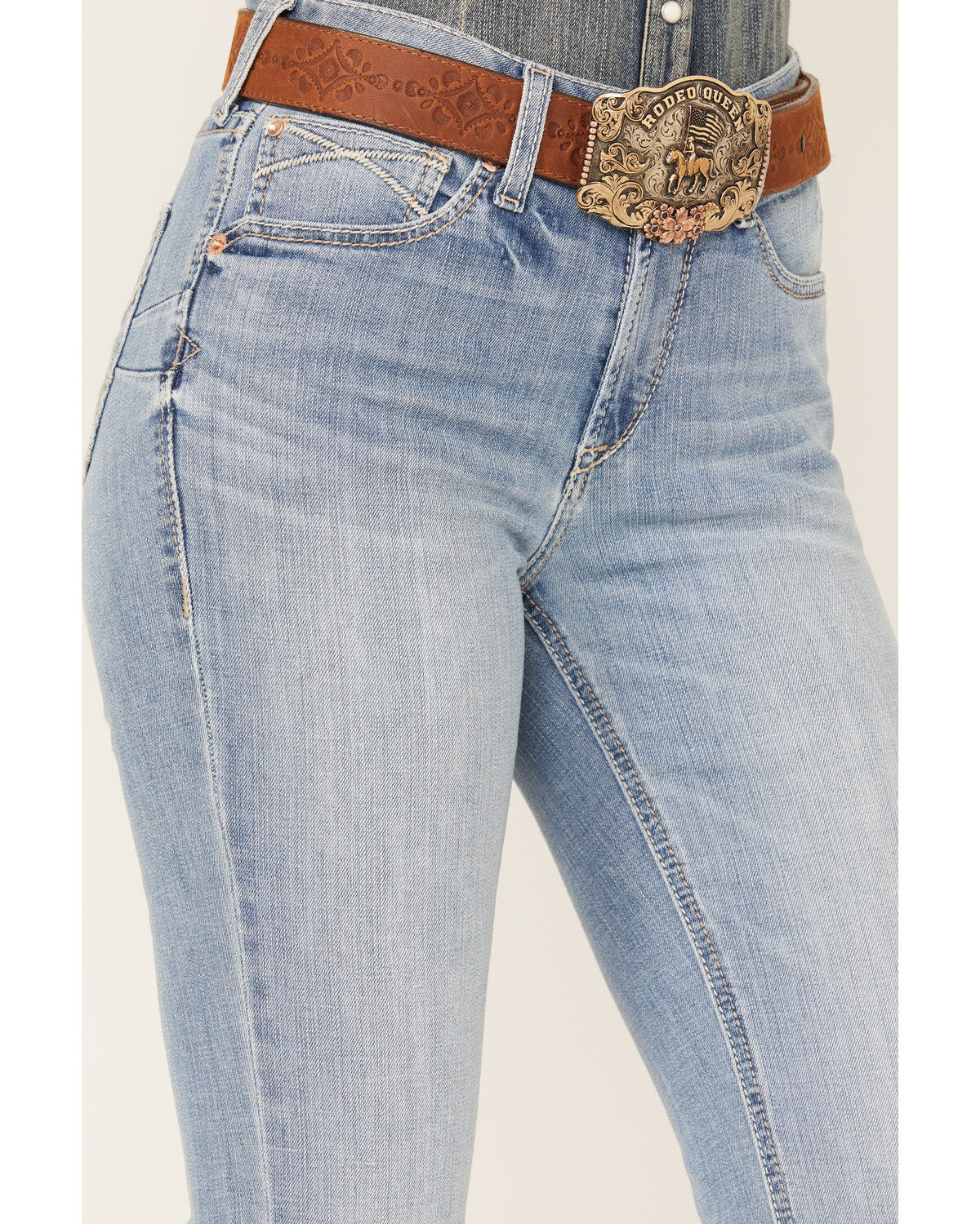 Product Name:  Ariat Women's Light Wash High Rise Felicity Stretch Bootcut Jeans