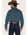 Image #4 - Wrangler Retro Men's Corduroy Solid Long Sleeve Snap Western Shirt - Tall, Indigo, hi-res