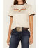 Kimes Ranch Women's Rhythm Ringer Performance Tech Tee, Natural, hi-res