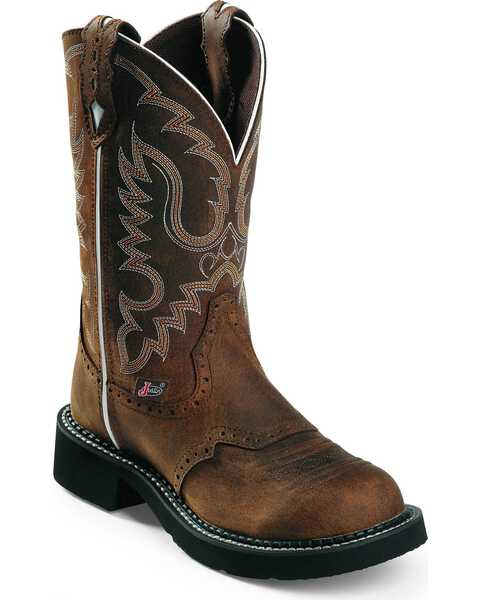 Justin Gypsy Women's Inji Aged Bark Cowgirl Boots - Round Toe | Boot Barn