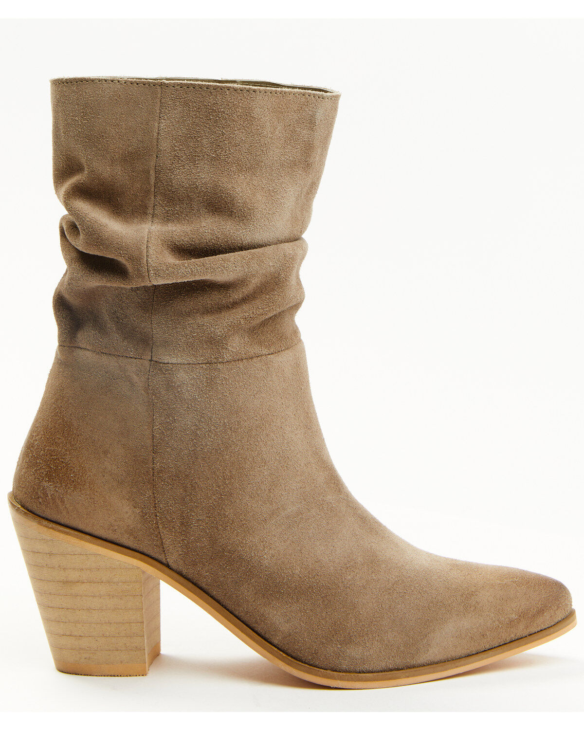 Image #2 - Cleo + Wolf Women's Dani Western Booties - Snip Toe, Taupe, hi-res