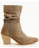 Cleo + Wolf Women's Dani Western Booties - Pointed Toe, Taupe, hi-res