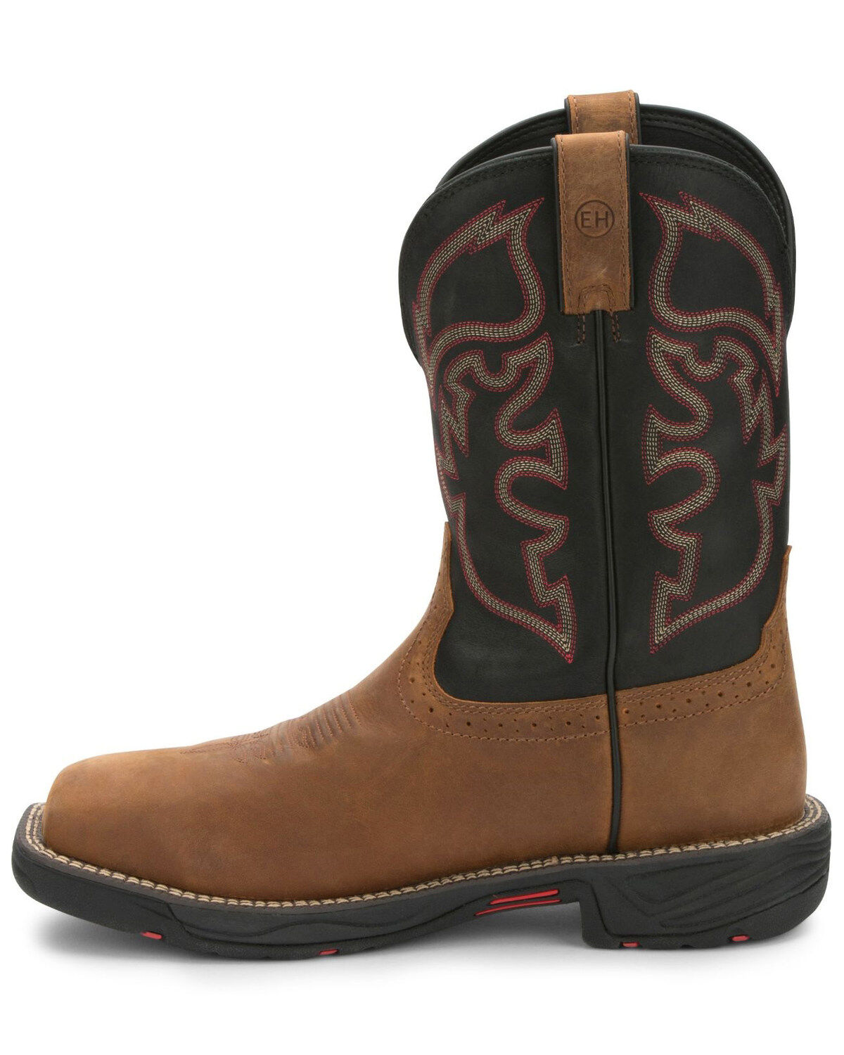 justin stampede rush work boots