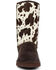Image #4 - Superlamb Women's Turano 11" Cow Print Real Hair-On Casual Pull On Boots - Round Toe, , hi-res