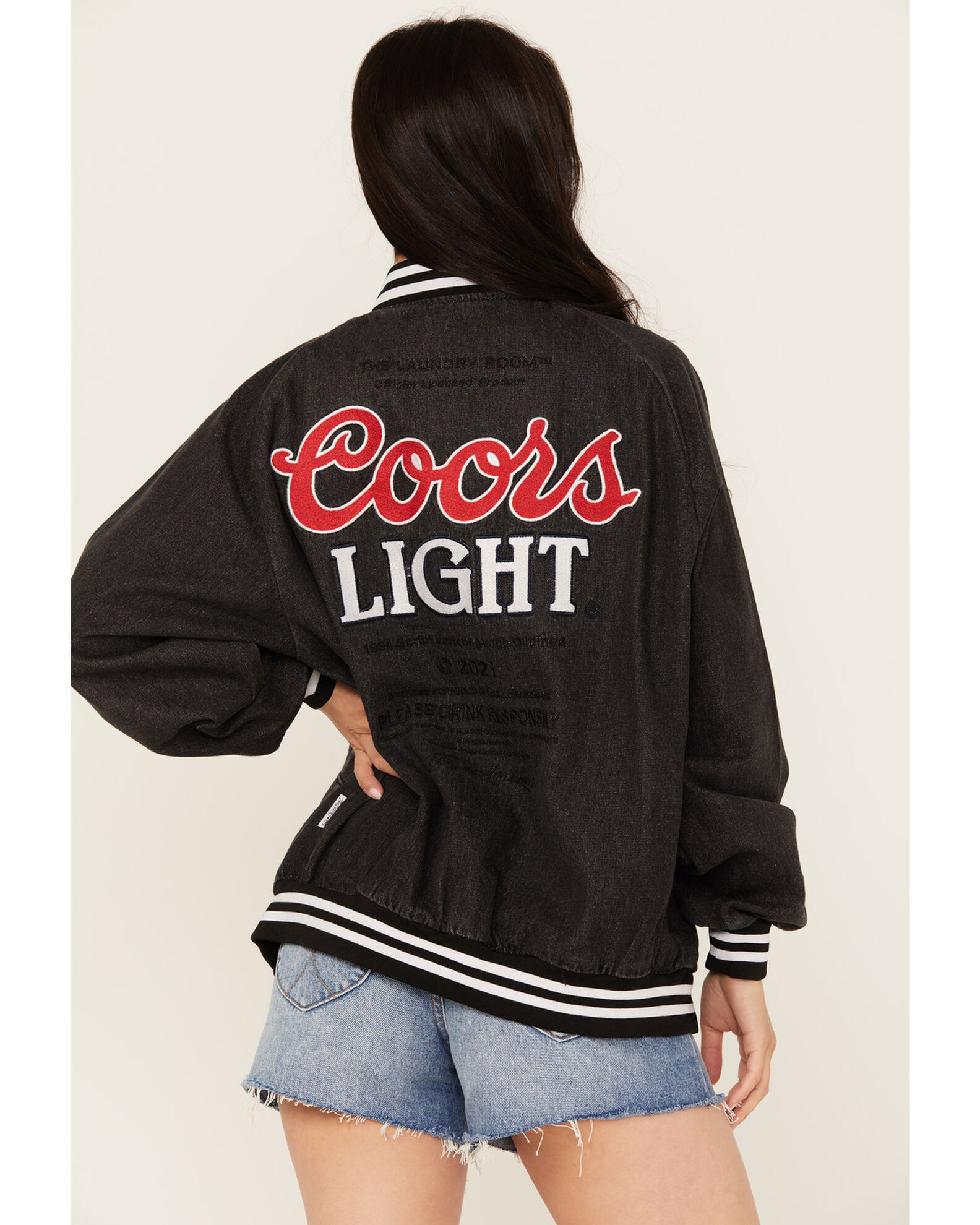 Coors light denim jacket store